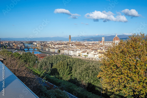 Obraz na płótnie The Old Town of city of Florence, Tuscany Region, Italy w salonie