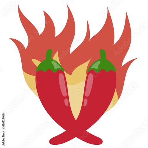 Flaming Chili Icon