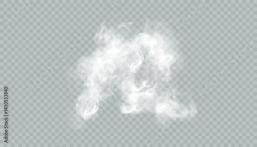 Soft swirling white smoke on a clear backdrop, with gentle opacity and natural dispersion. Ideal for atmospheric enhancements, surreal compositions, or visual storytelling. 


