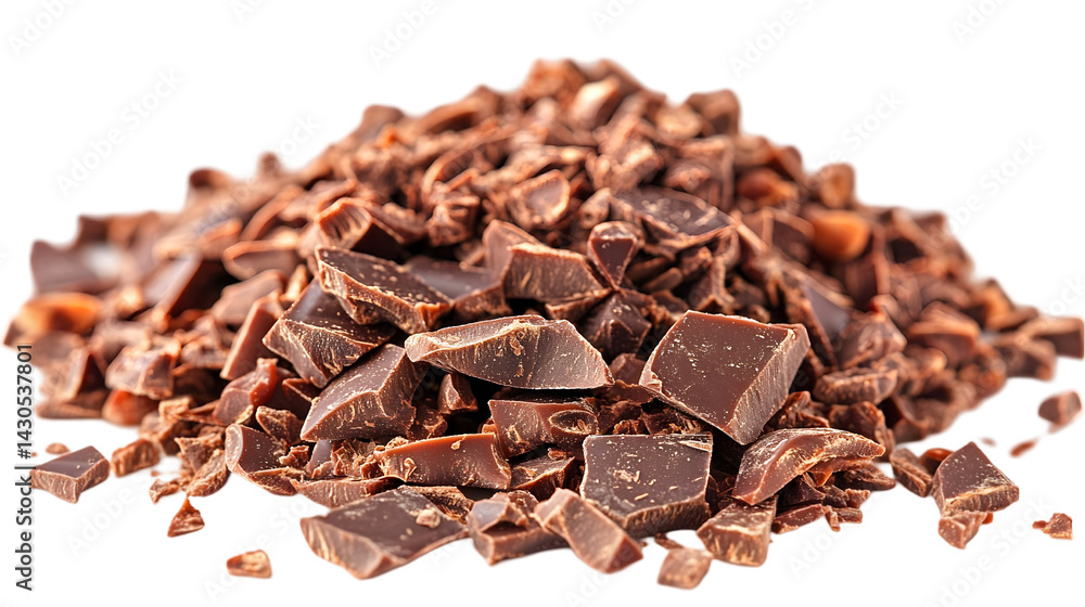 Chocolate Chunks with Sweet Treat, and Food. Chocolate Chunks with Sweet Treat, and Food.