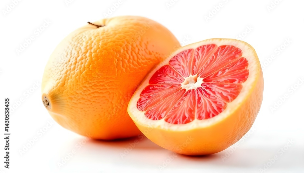 Grapefruit citrus fruit isolated on white background Grapefruit citrus fruit isolated on white background