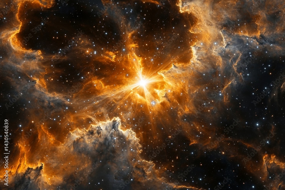 Naklejka premium abstract space background
