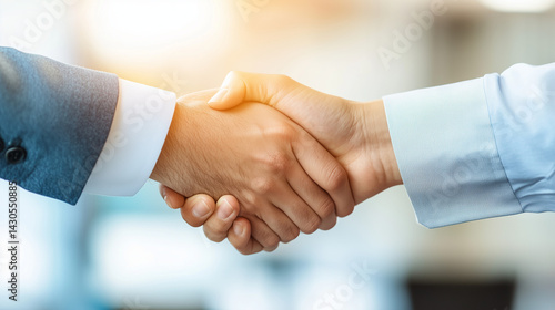 handshake between two businessmen