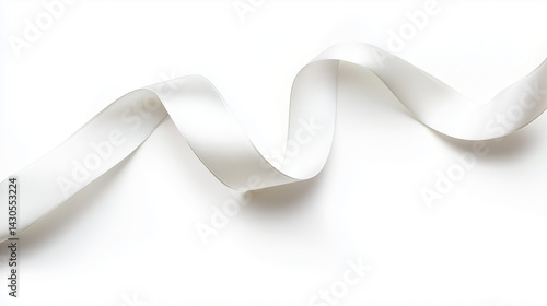ribbon on white background