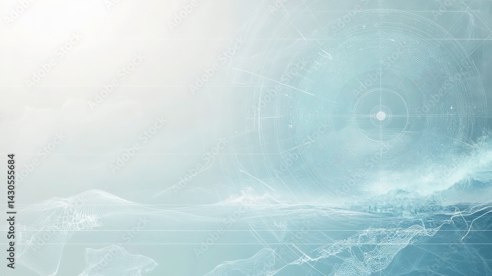 Obraz premium Abstract graphic design with soft light and patterns