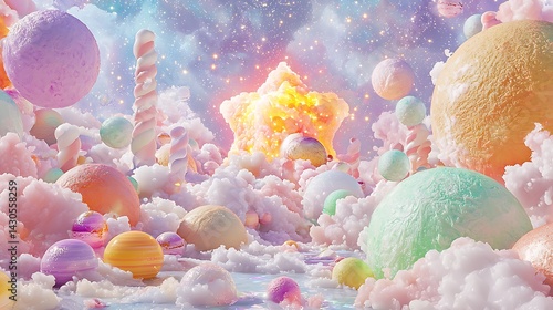 Obraz na płótnie Fantasy world w salonie