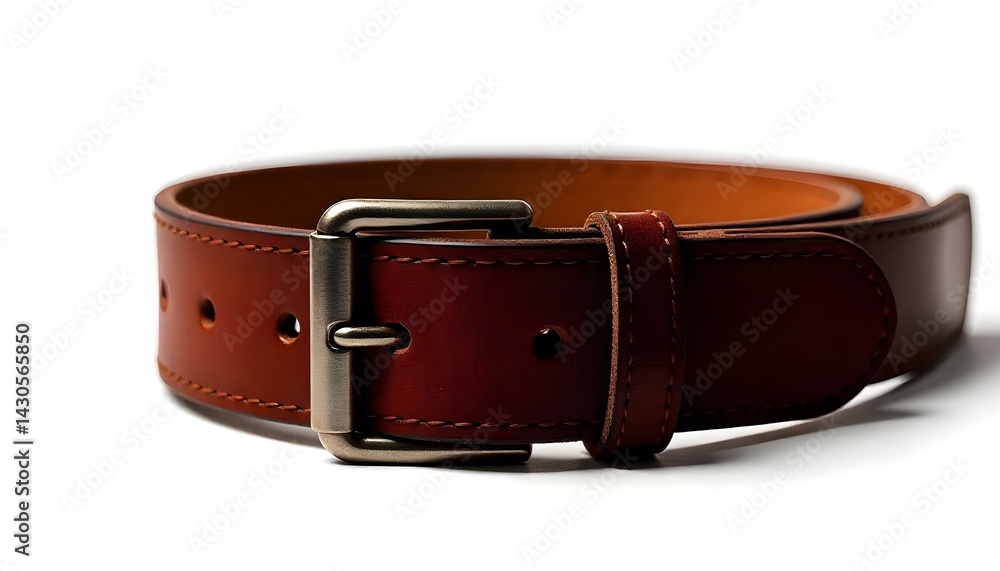 leather belt isolated on a white background leather belt isolated on a white background