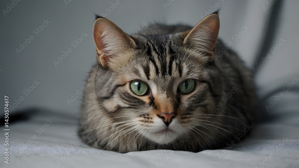 Close-up cat looking away while sitting Close-up cat looking away while sitting