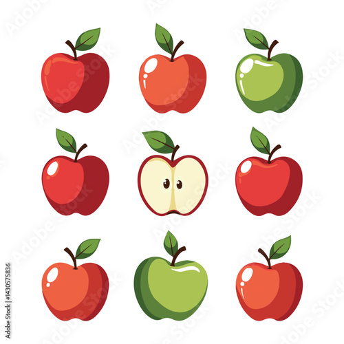 apple vector design pack collection