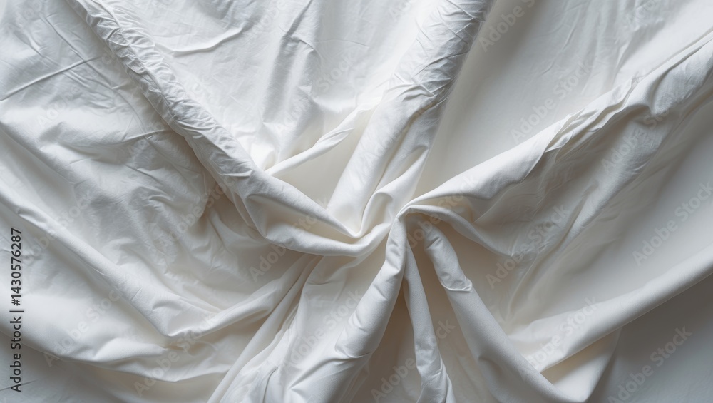 Textured background concept of worn, wrinkled creative paper, white poster Textured background concept of worn, wrinkled creative paper, white poster