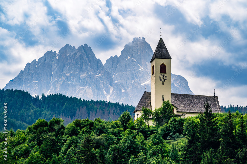 Along the cycle path of the Alta Val Pusteria. South Tyrol