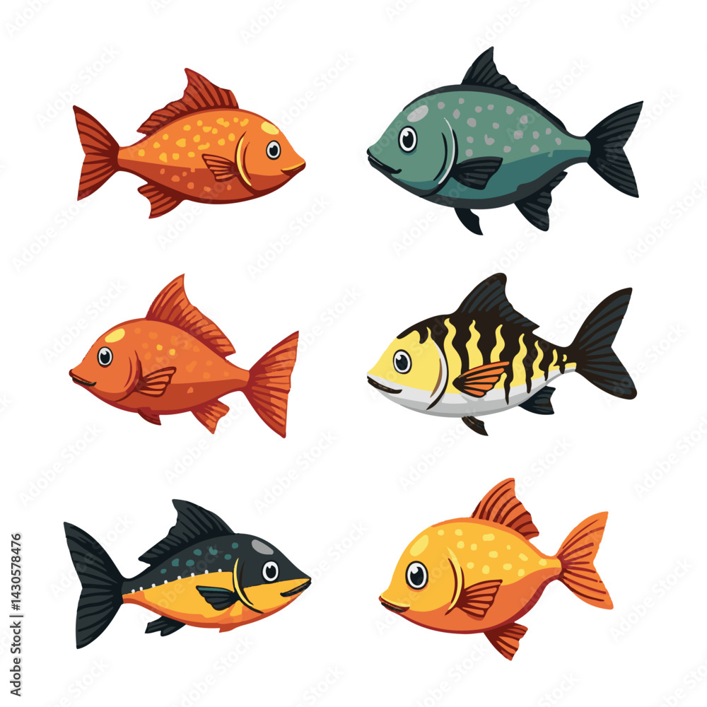 fish vector design pack collection fish vector design pack collection
