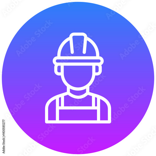 Worker Male Icon