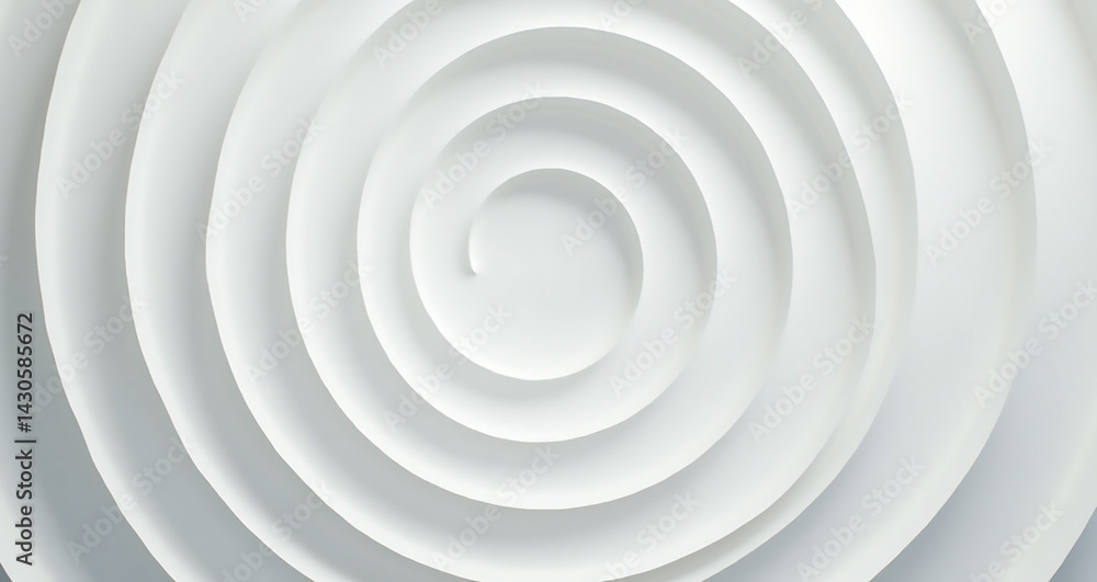 Obraz premium white spiral background