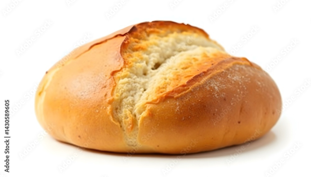 fresh baked bread isolated on white background fresh baked bread isolated on white background