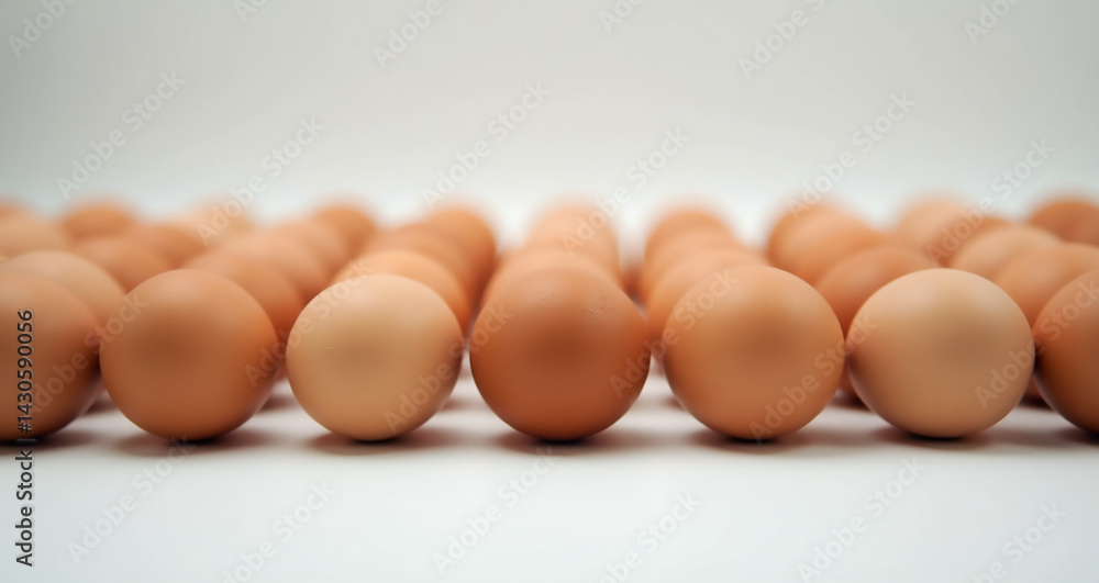 eggs on a white eggs on a white