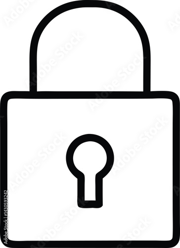 Locks icons set. Locked and unlocked vector icon set. Lock symbol isolated on transparent background. Padlock symbol. Privacy symbol vector stock illustration.
