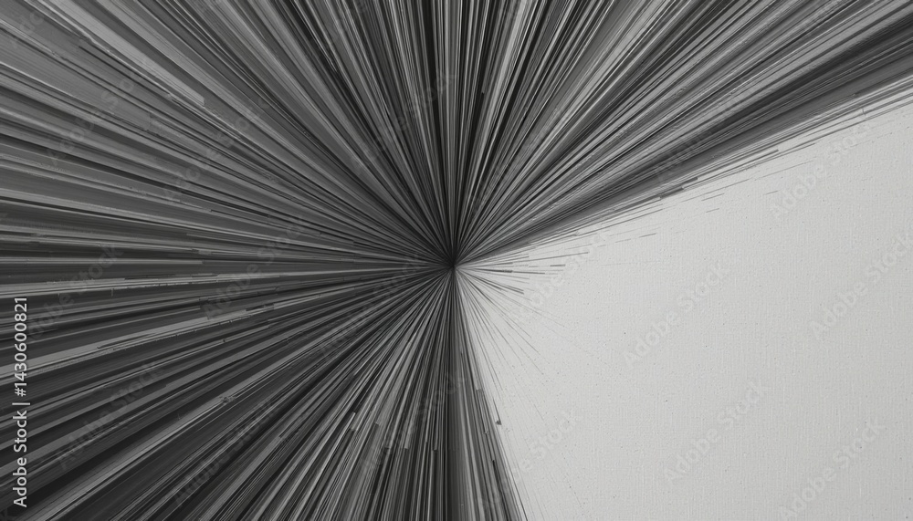 Obraz premium Dynamic lines of motion abstract art digital creation minimalist environment close-up view energy and movement