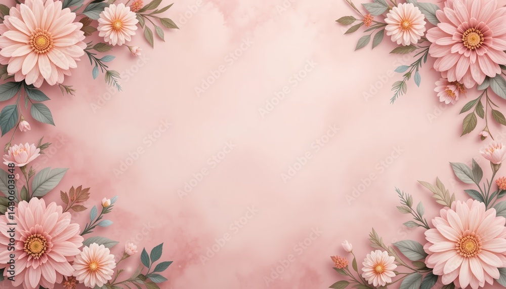 Floral decoration studio background image soft pink palette close-up view elegant design for invitations Floral decoration studio background image soft pink palette close-up view elegant design for invitations