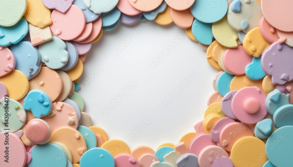 Colorful circular candy background studio graphic design bright close-up creative concept Colorful circular candy background studio graphic design bright close-up creative concept