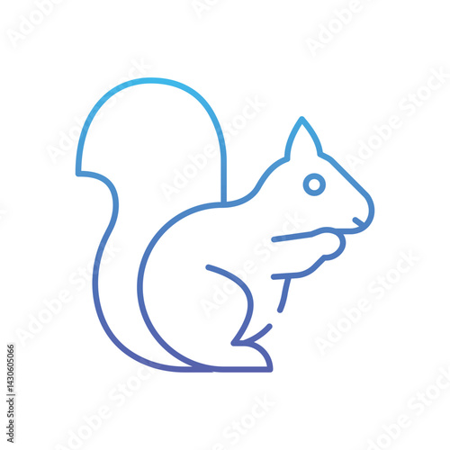 Squirrel  Vector icon