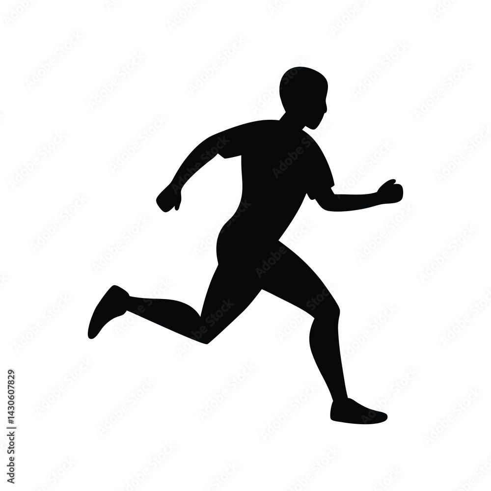 running man silhouette running man silhouette