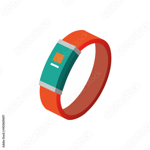 Security Wristband Scanner isolated on transparent background