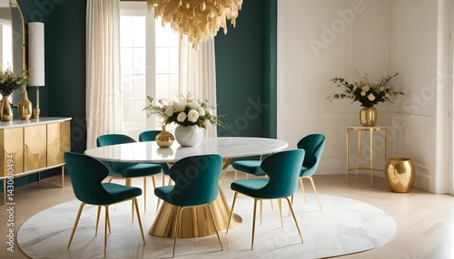 interior modern design room 3d