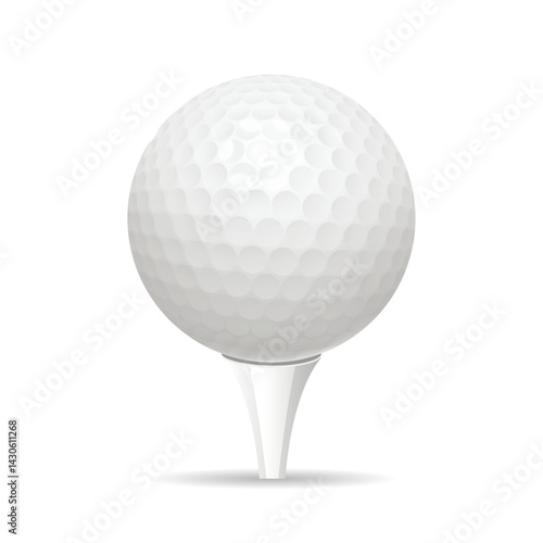 3D Realistic Golf ball for golf course or golf competition