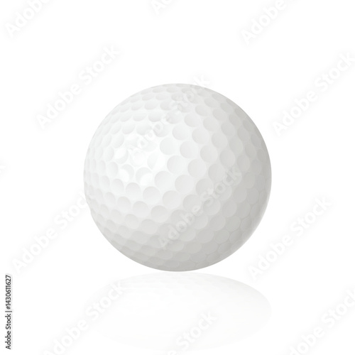 3D Realistic Golf ball for golf course or golf competition
