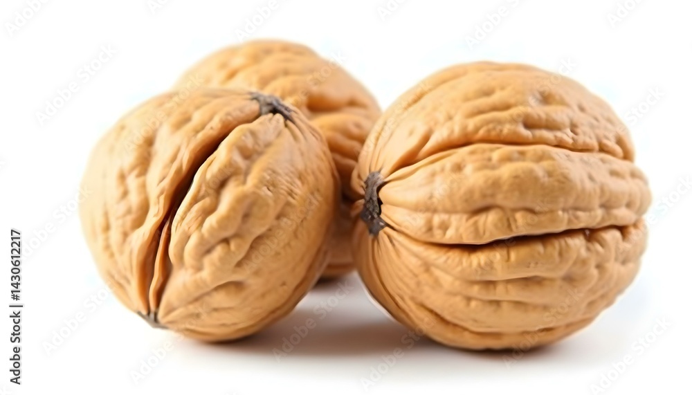 walnuts isolated on white background walnuts isolated on white background
