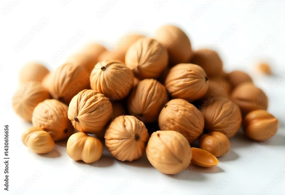 walnuts isolated on white background walnuts isolated on white background