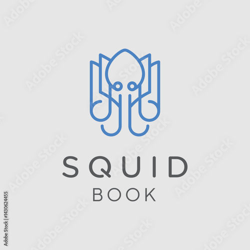 Octopus Logo Design minimalist Template Inspiration