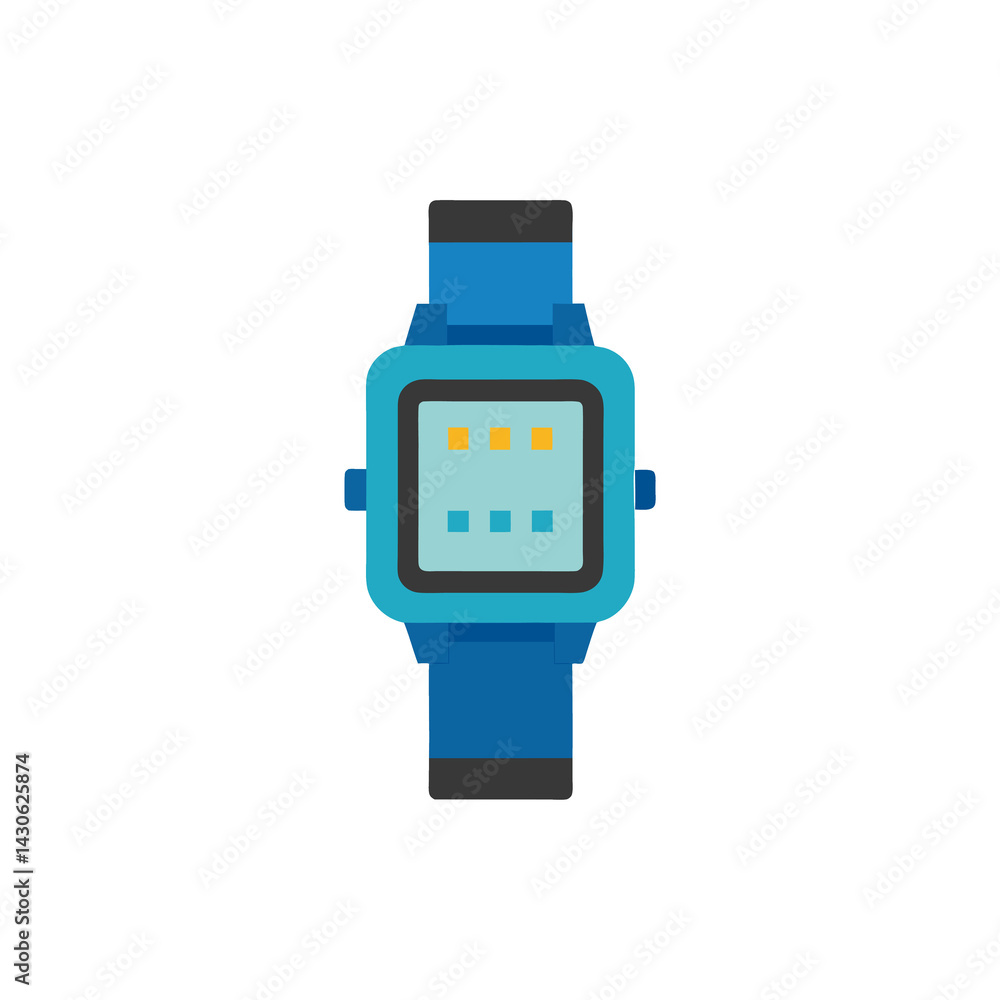Digital Wristwatch isolated on transparent background Digital Wristwatch isolated on transparent background