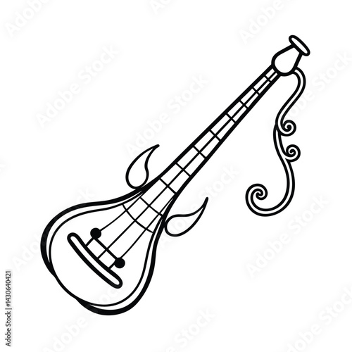 dheki reimagined as a musical instrument