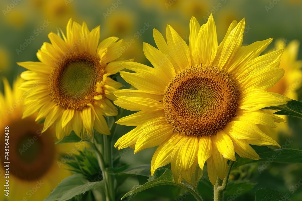 Sunflowers in a field (2) Sunflowers in a field (2)