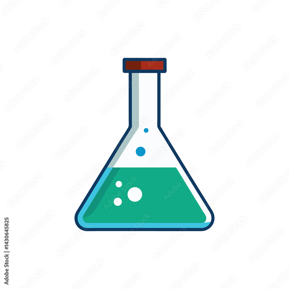 Chemistry Flask isolated on transparent background Chemistry Flask isolated on transparent background