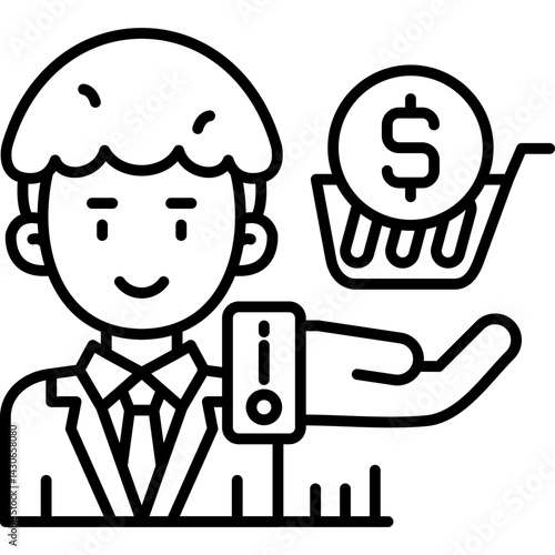 Buyer Icon Vector Element