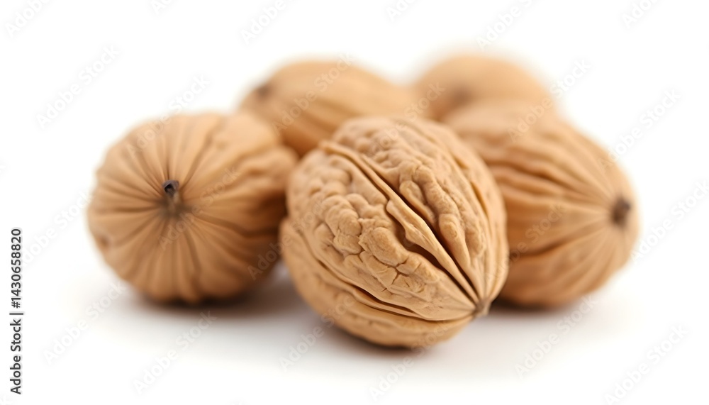 walnuts isolated on white background walnuts isolated on white background