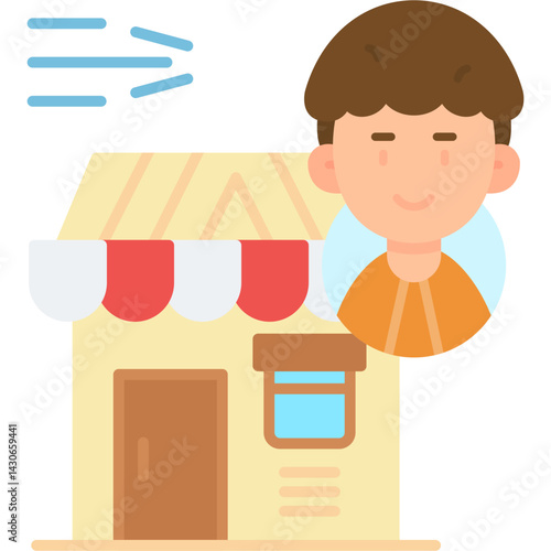 Seller Icon Vector Element