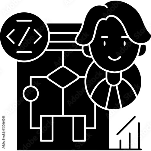 Algorithm Icon Vector Element