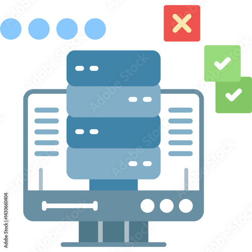 Fault Tolerant Design Icon Vector Element