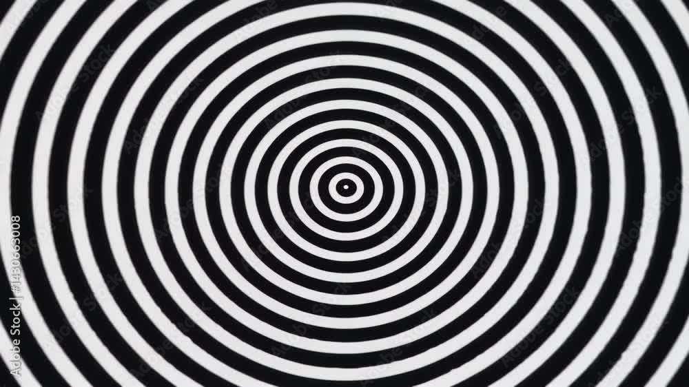 Hypnosis concentric circles slowly expand outward from the center, fading as they grow Hypnosis concentric circles slowly expand outward from the center, fading as they grow