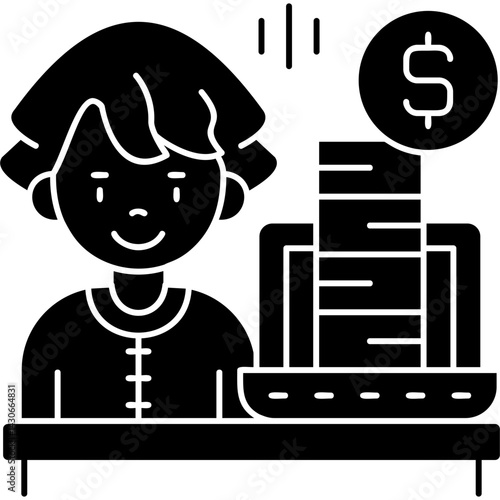 Overwork Icon Vector Element