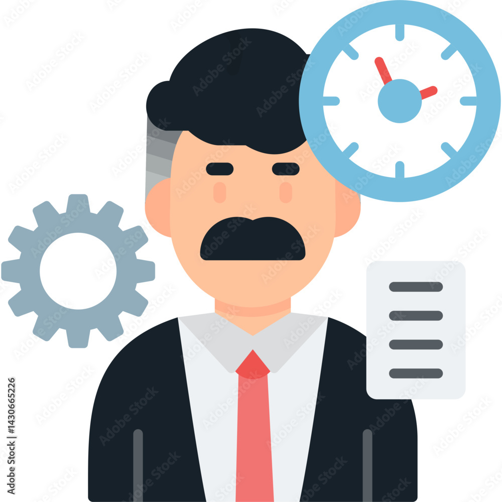 Time Management Icon Vector Element Time Management Icon Vector Element