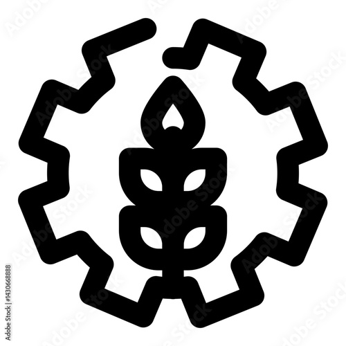 agriculture dashed line icon