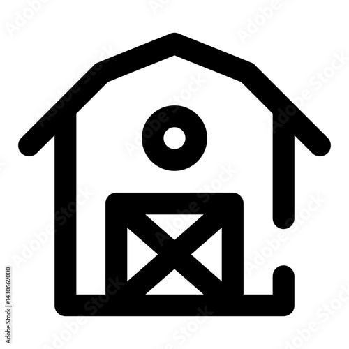 agriculture dashed line icon