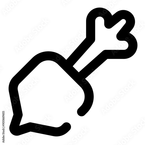 agriculture dashed line icon