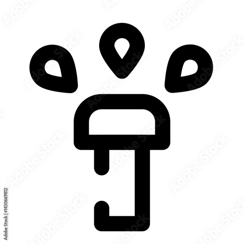 agriculture dashed line icon