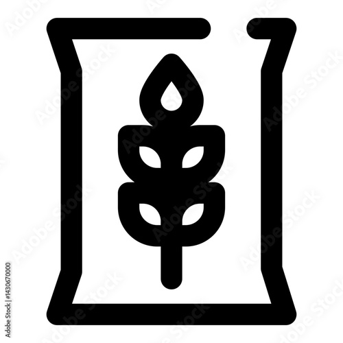agriculture dashed line icon